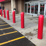 Red 1-4in Bollard Covers
