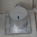 Removable Locking Bollard floor sleeve stand