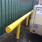 Standard One-Line Guardrail used to equipment parking protection