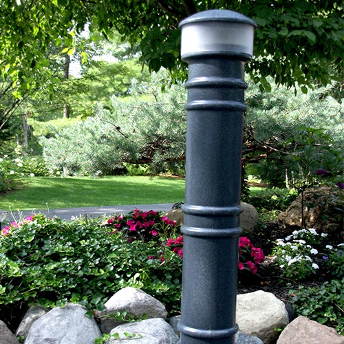 UV Lighted Decorative Bollard Cover