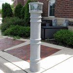 UV Lighted Decorative Bollard Cover