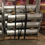 Steel Pipe Bollards with base plates