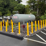 Yellow 1-4 in. Bollard Covers