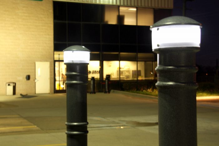 Hardwired Lighted Bollard Covers